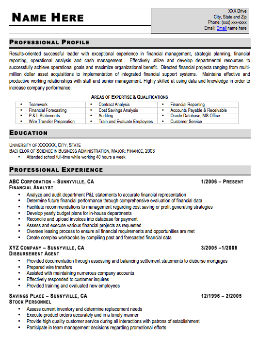 You may purchase this resume template in Microsoft Word format for ...